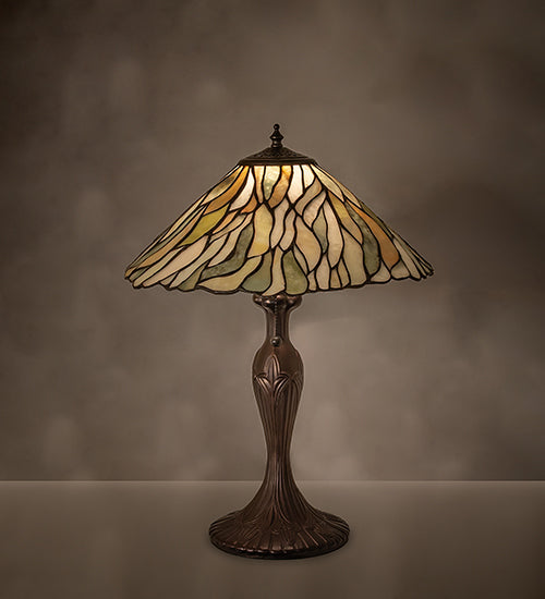 Meyda Lighting Lighting 21" High Willow Jadestone Table Lamp