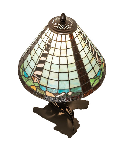 Meyda Lighting Lighting 22.5" High Lighthouse Double Lit Table Lamp