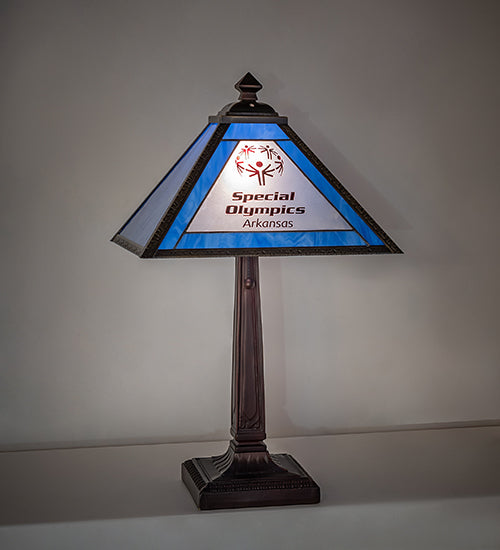 Meyda Lighting Lighting 22" High Personalized Arkansas Special Olympics Table Lamp