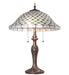 Meyda Lighting Lighting 23" High Diamond & Jewel Recurve Table Lamp