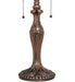 Meyda Lighting Lighting 23" High Diamond & Jewel Recurve Table Lamp