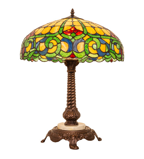 Meyda Lighting Lighting 23" High Duffner & Kimberly Colonial Table Lamp