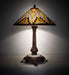 Meyda Lighting Lighting 23" High Nuevo II Cone Table Lamp