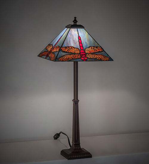 Meyda Lighting Lighting 23" High Prairie Dragonfly Buffet Lamp