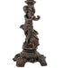 Meyda Lighting Lighting 23" High Reverse Painted Roses Fabric with Fringe Table Lamp