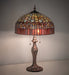 Meyda Lighting Lighting 23" High Tiffany Candice Table Lamp