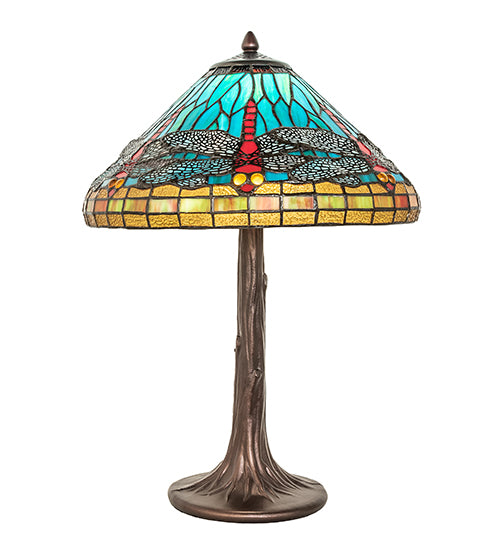Meyda Lighting Lighting 23" High Tiffany Dragonfly Table Lamp