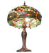 Meyda Lighting Lighting 23" High Tiffany Hanginghead Dragonfly Table Lamp