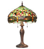 Meyda Lighting Lighting 23" High Tiffany Hanginghead Dragonfly Table Lamp