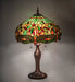 Meyda Lighting Lighting 23" High Tiffany Hanginghead Dragonfly Table Lamp