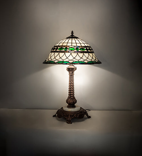 Meyda Lighting Lighting 23" High Tiffany Roman Table Lamp