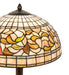 Meyda Lighting Lighting 23" High Tiffany Turning Leaf Table Lamp