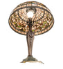 Meyda Lighting Lighting 23" High Tiffany Turning Leaf Table Lamp