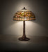 Meyda Lighting Lighting 23" High Tiffany Turning Leaf Table Lamp