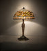 Meyda Lighting Lighting 23" High Tiffany Turning Leaf Table Lamp