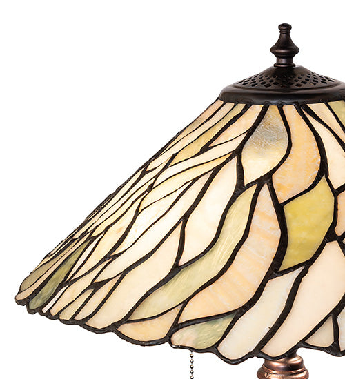 Meyda Lighting Lighting 23" High Willow Jadestone Table Lamp