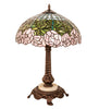 Meyda Lighting Lighting 23" Wide Tiffany Cabbage Rose Table Lamp
