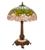 Meyda Lighting Lighting 23" Wide Tiffany Cabbage Rose Table Lamp