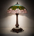 Meyda Lighting Lighting 23" Wide Tiffany Cabbage Rose Table Lamp