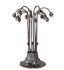 Meyda Lighting Lighting 24" High Amber Tiffany Pond Lily 12 Light Table Lamp