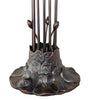 Meyda Lighting Lighting 24" High Amber Tiffany Pond Lily 12 Light Table Lamp
