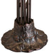 Meyda Lighting Lighting 24" High Blue/White Tiffany Pond Lily 10 Light Table Lamp