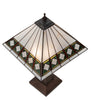 Meyda Lighting Lighting 24" High Diamond Band Mission Table Lamp