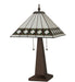 Meyda Lighting Lighting 24" High Diamond Band Mission Table Lamp