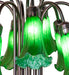 Meyda Lighting Lighting 24" High Green Tiffany Pond Lily 12 Light Table Lamp