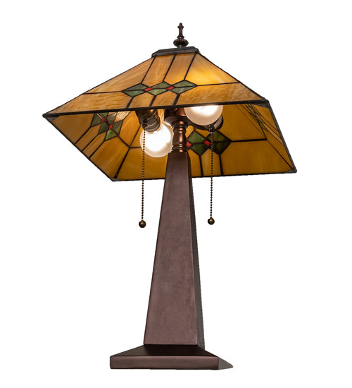 Meyda Lighting Lighting 24" High Martini Mission Table Lamp