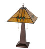 Meyda Lighting Lighting 24" High Martini Mission Table Lamp