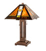 Meyda Lighting Lighting 24" High Montana Mission Table Lamp