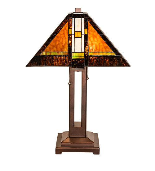 Meyda Lighting Lighting 24" High Montana Mission Table Lamp