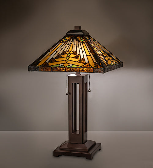 Meyda Lighting Lighting 24" High Nuevo Mission Table Lamp