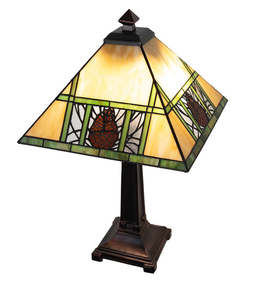 Meyda Lighting Lighting 24" High Pinecone Ridge Table Lamp