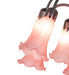 Meyda Lighting Lighting 24" High Pink Tiffany Pond Lily 12 Light Table Lamp