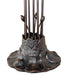 Meyda Lighting Lighting 24" High Pink Tiffany Pond Lily 12 Light Table Lamp