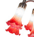 Meyda Lighting Lighting 24" High Pink/White Tiffany Pond Lily 12 Light Table Lamp