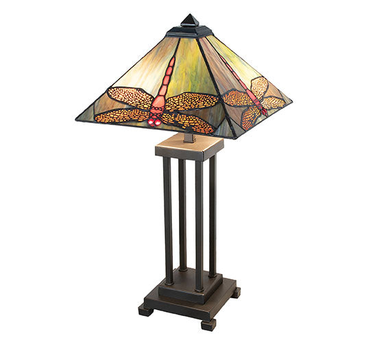 Meyda Lighting Lighting 24" High Prairie Dragonfly Table Lamp