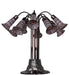 Meyda Lighting Lighting 24" High Stained Glass Pond Lily 10 Light Table Lamp