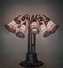 Meyda Lighting Lighting 24" High Stained Glass Pond Lily 10 Light Table Lamp