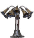 Meyda Lighting Lighting 24" High Stained Glass Pond Lily 10 Light Table Lamp