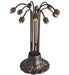 Meyda Lighting Lighting 24" High Stained Glass Pond Lily 10 Light Table Lamp
