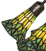 Meyda Lighting Lighting 24" High Stained Glass Pond Lily 10 Light Table Lamp