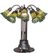 Meyda Lighting Lighting 24" High Stained Glass Pond Lily 10 Light Table Lamp