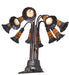 Meyda Lighting Lighting 24" High Stained Glass Pond Lily 10 Light Table Lamp