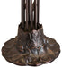 Meyda Lighting Lighting 24" High Stained Glass Pond Lily 10 Light Table Lamp