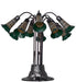 Meyda Lighting Lighting 24" High Stained Glass Pond Lily 10 Light Table Lamp