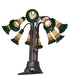 Meyda Lighting Lighting 24" High Stained Glass Pond Lily 10 Light Table Lamp