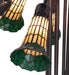 Meyda Lighting Lighting 24" High Stained Glass Pond Lily 10 Light Table Lamp